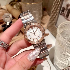 Versace Greca Logo Quartz Watch For Women Rose Gold