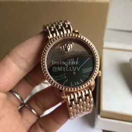 Versace Vas 38mm Dial Medusa Heads Krios’S Watch Black