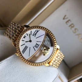 Versace Vas 38mm Dial Medusa Heads Krios’S Watch White