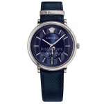 Versace Manifesto Vbq 42mm Dial Watch For Men Navy