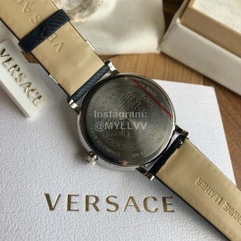Versace Manifesto Vbq 42mm Dial Watch For Men Navy
