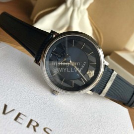 Versace Manifesto Vbq 42mm Dial Watch For Men Navy