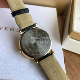 Versace The Manifesto Sapphire Crystal Watch Black