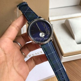 Versace The Manifesto Sapphire Crystal 38mm Dial Watch Navy