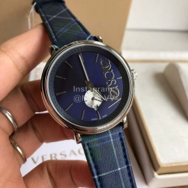 Versace The Manifesto Sapphire Crystal 38mm Dial Watch Navy