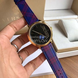 Versace The Manifesto Sapphire Crystal 38mm Dial Watch Purple