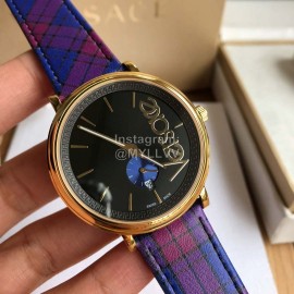 Versace The Manifesto Sapphire Crystal 38mm Dial Watch Purple