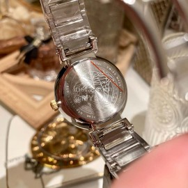 Versace Tribute Retro Roman Time Scale 35mm Dial Watch Gold