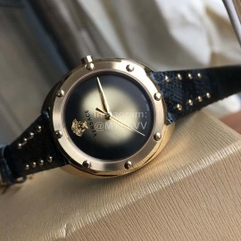 Versace Vebm Sapphire Crystal Rivet Strap Watch