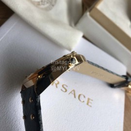 Versace Vebm Sapphire Crystal Rivet Strap Watch