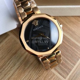 Versace 36mm Dial Steel Strap Quartz Watch For Women