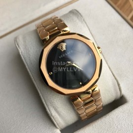 Versace 36mm Dial Steel Strap Quartz Watch For Women