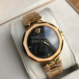 Versace 36mm Dial Steel Strap Quartz Watch For Women