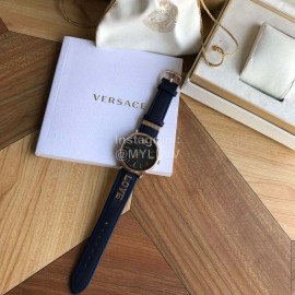 Versace The Manifesto “Love” Leather Strap Watch