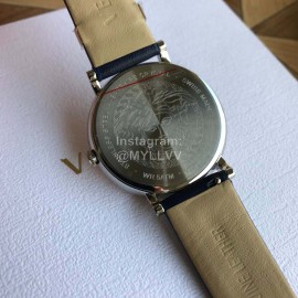 Versace The Manifesto “Love” Leather Strap Watch