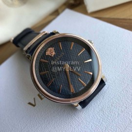 Versace The Manifesto “Love” Leather Strap Watch