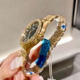 Versace Lenyium Lady 36mm Luminous Dial Watch