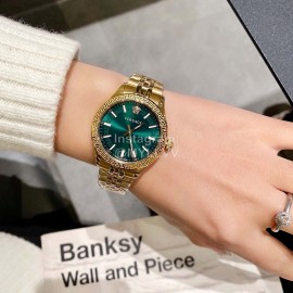 Versace Lenyium Lady 36mm Luminous Dial Watch