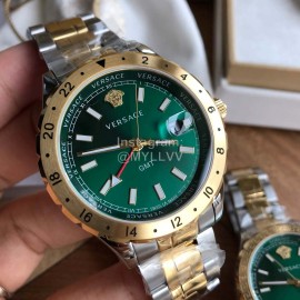 Versace V11 Sapphire Glass Waterproof Watch For Men And Women Green