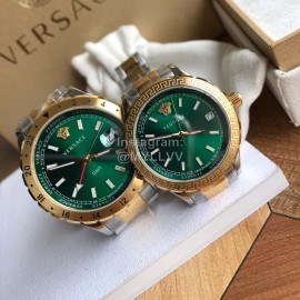 Versace V11 Sapphire Glass Waterproof Watch For Men And Women Green