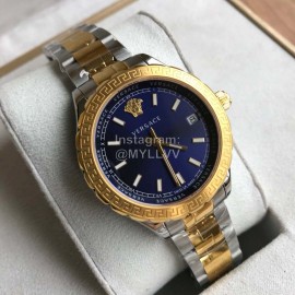 Versace V11 Sapphire Glass Waterproof Watch For Men And Women Navy