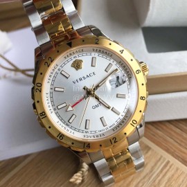 Versace V11 Sapphire Glass Waterproof Watch For Men And Women White