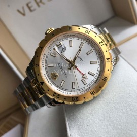 Versace V11 Sapphire Glass Waterproof Watch For Men And Women White