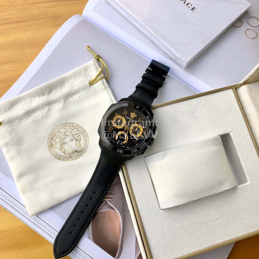 Versace Vqc 42mm Dial Multifunctional Watch For Men