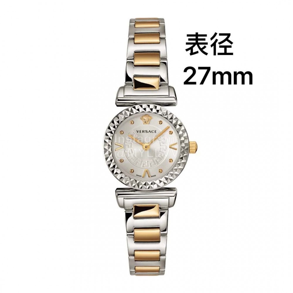 Versace Mini Vanity Sapphire Mirror Quartz Watch For Women