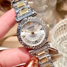 Versace Mini Vanity Sapphire Mirror Quartz Watch For Women