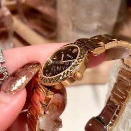 Versace Mini Vanity Sapphire Mirror Quartz Watch For Women Gold