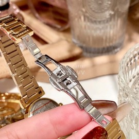 Versace Mini Vanity Sapphire Mirror Quartz Watch For Women Gold