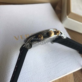 Versace Velt Series Rubber Strap 40mm Dial Watch For Women Pink