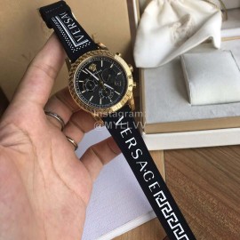 Versace Velt Series Rubber Strap 40mm Dial Watch For Women White