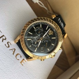 Versace Velt Series Rubber Strap 40mm Dial Watch For Women White