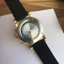 Versace Velt Series Rubber Strap 40mm Dial Watch For Women White