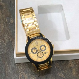 Versace M8c Six Needle 42mm Dial Timing Watch For Men Gold