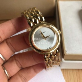 Versace Vebm Series Sapphire Glass 32mm Dial Watch For Women Gold