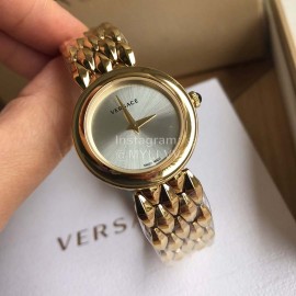 Versace Vebm Series Sapphire Glass 32mm Dial Watch For Women Gold