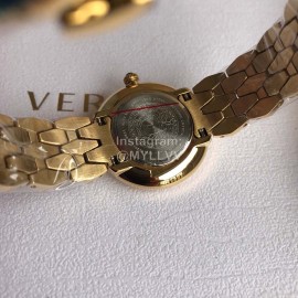 Versace Vebm Series Sapphire Glass 32mm Dial Watch For Women Gold