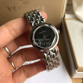 Versace Vebm Series Sapphire Glass 32mm Dial Watch For Women Silver