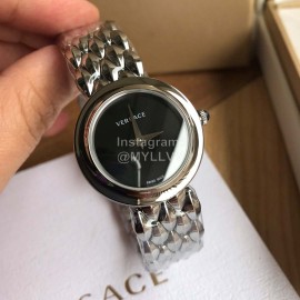 Versace Vebm Series Sapphire Glass 32mm Dial Watch For Women Silver