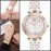 Versace Vanitas White Leather Strap Watch For Women