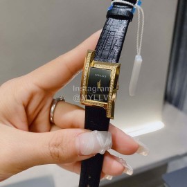 Versace Creca Lcon Square Dial Quartz Watch Black