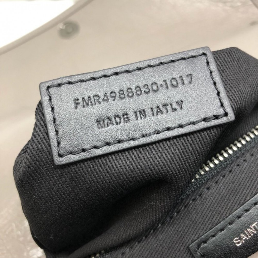 YSL Fashionable Oil Wax Leather Classic Shoulder Bag 498830