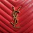 YSL Calfskin Tassel Pendant Exquisite Camera Bag Red 520534