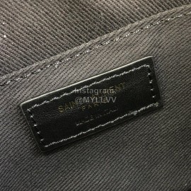 YSL Calfskin Tassel Pendant Exquisite Camera Bag Wine Red 520534