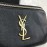 YSL Caviar Calfskin Black Leather Waist Bag Chest Bag 569737