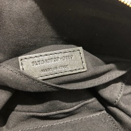 YSL Caviar Calfskin Black Leather Waist Bag Chest Bag 569737