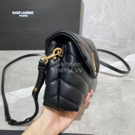 YSL Fashion Mini Soft Black Calfskin Crossbody Bag For Women 467072